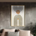 Quadro Decorativo Tela Canvas Abstrato Conceito Linha E Cor A