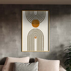 Quadro Decorativo Tela Canvas Abstrato Conceito Linha E Cor A