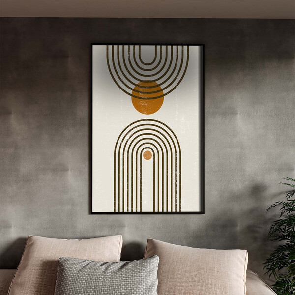 Quadro Decorativo Tela Canvas Abstrato Conceito Linha E Cor A