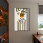 Quadro Decorativo Tela Canvas Abstrato Conceito Linha E Cor A