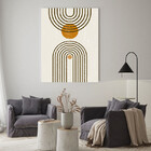 Quadro Decorativo Tela Canvas Abstrato Conceito Linha E Cor A