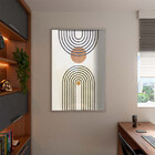 Quadro Decorativo Tela Canvas Abstrato Conceito Linha E Cor A