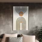 Quadro Decorativo Tela Canvas Abstrato Conceito Linha E Cor A