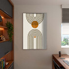 Quadro Decorativo Tela Canvas Abstrato Conceito Linha E Cor A