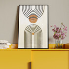 Quadro Decorativo Tela Canvas Abstrato Conceito Linha E Cor A