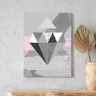 Quadro Decorativo Tela Canvas Abstrato Conceito Padrões Em Mo