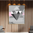 Quadro Decorativo Tela Canvas Abstrato Conceito Padrões Em Mo