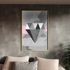 Quadro Decorativo Tela Canvas Abstrato Conceito Padrões Em Mo