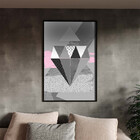 Quadro Decorativo Tela Canvas Abstrato Conceito Padrões Em Mo