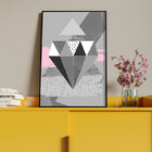 Quadro Decorativo Tela Canvas Abstrato Conceito Padrões Em Mo