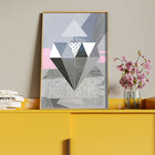 Quadro Decorativo Tela Canvas Abstrato Conceito Padrões Em Mo