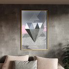 Quadro Decorativo Tela Canvas Abstrato Conceito Padrões Em Mo