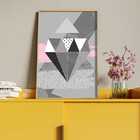 Quadro Decorativo Tela Canvas Abstrato Conceito Padrões Em Mo