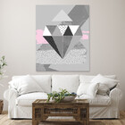 Quadro Decorativo Tela Canvas Abstrato Conceito Padrões Em Mo