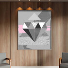 Quadro Decorativo Tela Canvas Abstrato Conceito Padrões Em Mo