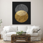 Quadro Decorativo Tela Canvas Abstrato Conceito Reflexos Abst