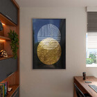 Quadro Decorativo Tela Canvas Abstrato Conceito Reflexos Abst