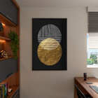 Quadro Decorativo Tela Canvas Abstrato Conceito Reflexos Abst