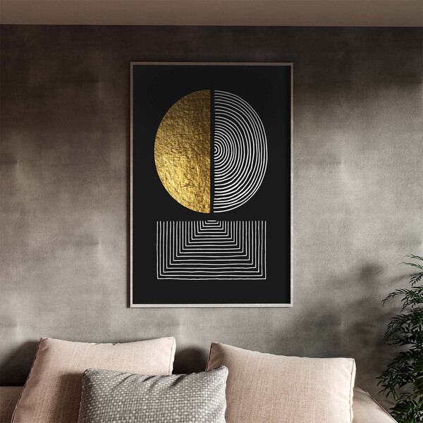 Quadro Decorativo Tela Canvas Abstrato Conceito Sinfonia De L