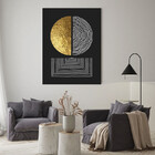 Quadro Decorativo Tela Canvas Abstrato Conceito Sinfonia De L