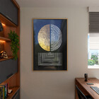 Quadro Decorativo Tela Canvas Abstrato Conceito Sinfonia De L