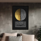 Quadro Decorativo Tela Canvas Abstrato Conceito Sinfonia De L