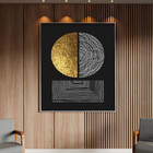 Quadro Decorativo Tela Canvas Abstrato Conceito Sinfonia De L