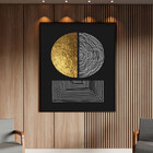 Quadro Decorativo Tela Canvas Abstrato Conceito Sinfonia De L