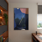 Quadro Decorativo Tela Canvas Abstrato Conceito Sinfonia Geom