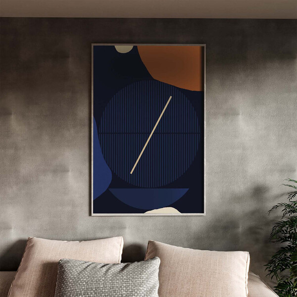 Quadro Decorativo Tela Canvas Abstrato Conceito Sinfonia Geom