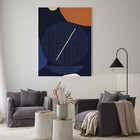 Quadro Decorativo Tela Canvas Abstrato Conceito Sinfonia Geom