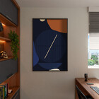 Quadro Decorativo Tela Canvas Abstrato Conceito Sinfonia Geom