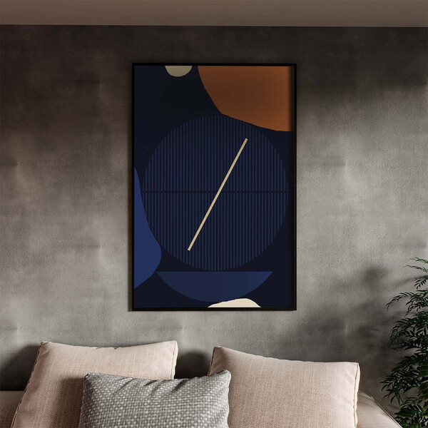 Quadro Decorativo Tela Canvas Abstrato Conceito Sinfonia Geom