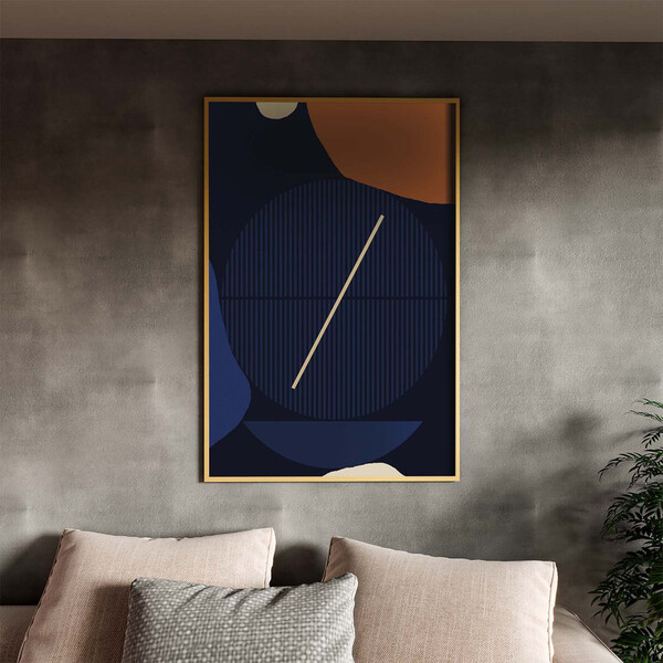 Quadro Decorativo Tela Canvas Abstrato Conceito Sinfonia Geom