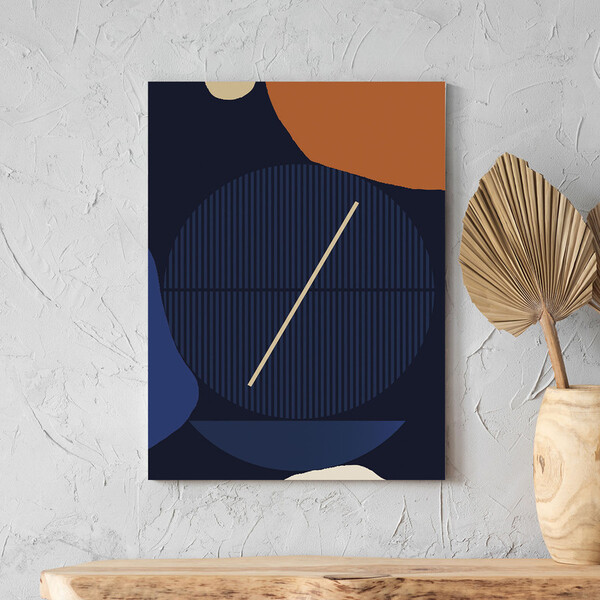 Quadro Decorativo Tela Canvas Abstrato Conceito Sinfonia Geom