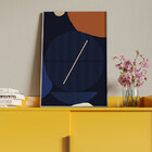 Quadro Decorativo Tela Canvas Abstrato Conceito Sinfonia Geom