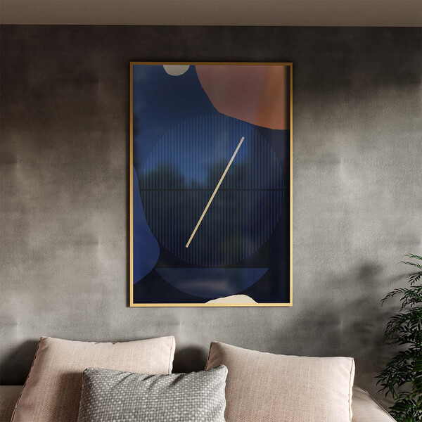 Quadro Decorativo Tela Canvas Abstrato Conceito Sinfonia Geom