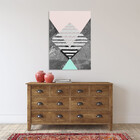 Quadro Decorativo Tela Canvas Abstrato Conceito Tramas Geomét