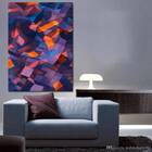 Quadro Decorativo Tela Canvas Abstrato Confete - 150x80 Cm