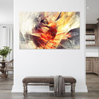 Quadro Decorativo Tela Canvas Abstrato Dynamic Curves - 120x6