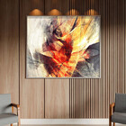 Quadro Decorativo Tela Canvas Abstrato Dynamic Curves Com Mol