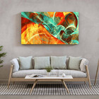 Quadro Decorativo Tela Canvas Abstrato Elementais - 100x70 Cm