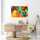 Quadro Decorativo Tela Canvas Abstrato Elementais - 100x70 Cm