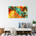 Quadro Decorativo Tela Canvas Abstrato Elementais - 150x100 Cm