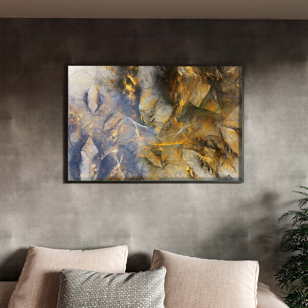 Quadro Decorativo Tela Canvas Abstrato Eletric Discharge Com