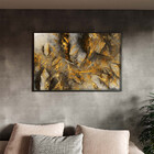 Quadro Decorativo Tela Canvas Abstrato Eletric Discharge Com