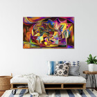 Quadro Decorativo Tela Canvas Abstrato Persona - 100x70 Cm