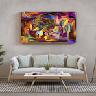 Quadro Decorativo Tela Canvas Abstrato Persona - 90x60 Cm
