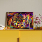 Quadro Decorativo Tela Canvas Abstrato Persona Com Moldura Do