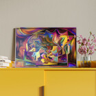 Quadro Decorativo Tela Canvas Abstrato Persona Com Moldura E